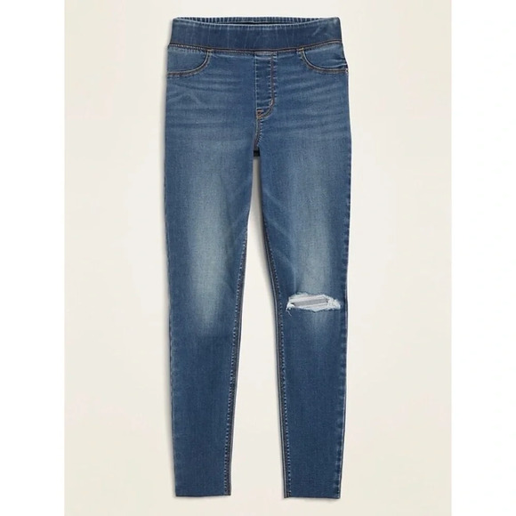 NWT Old Navy Rockstar Super Skinny Mid-Rise Jeggings - Picture 1 of 13